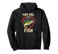 This Loves To Fish Fisher Mom Fishing Hoodie - Custom Art Print for Adults - T-Shirt, Sweatshirt, Hoodie