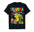 Grandpa Three Rex 3Rd Birthday Dinosaur T T-Shirt - Unique Graphic Unisex - T-Shirt, Sweatshirt, Hoodie