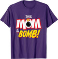 This Mom Is The Bomb Funny Mother's Day Pop Art Comic - Adult & Kids T-Shirts, Sweatshirts & Hoodies apparel design preview 1