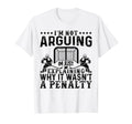 Hockey Player Arguing Gift Funny T-Shirt - Minimalist Print for Adults - T-Shirt, Sweatshirt, Hoodie