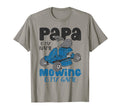 Papa Is My Name Mowing Is My Game Lawn T-Shirt - Trendy Graphic Men Women - T-Shirt, Sweatshirt, Hoodie