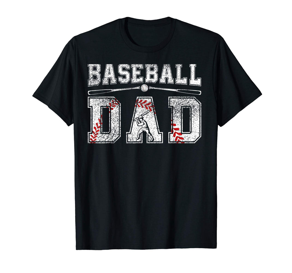 Baseball Dad Fathers Day Daddy Papa T-Shirt - Trendy Graphic for Adults - T-Shirt, Sweatshirt, Hoodie