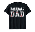 Baseball Dad Fathers Day Daddy Papa T-Shirt - Trendy Graphic for Adults - T-Shirt, Sweatshirt, Hoodie