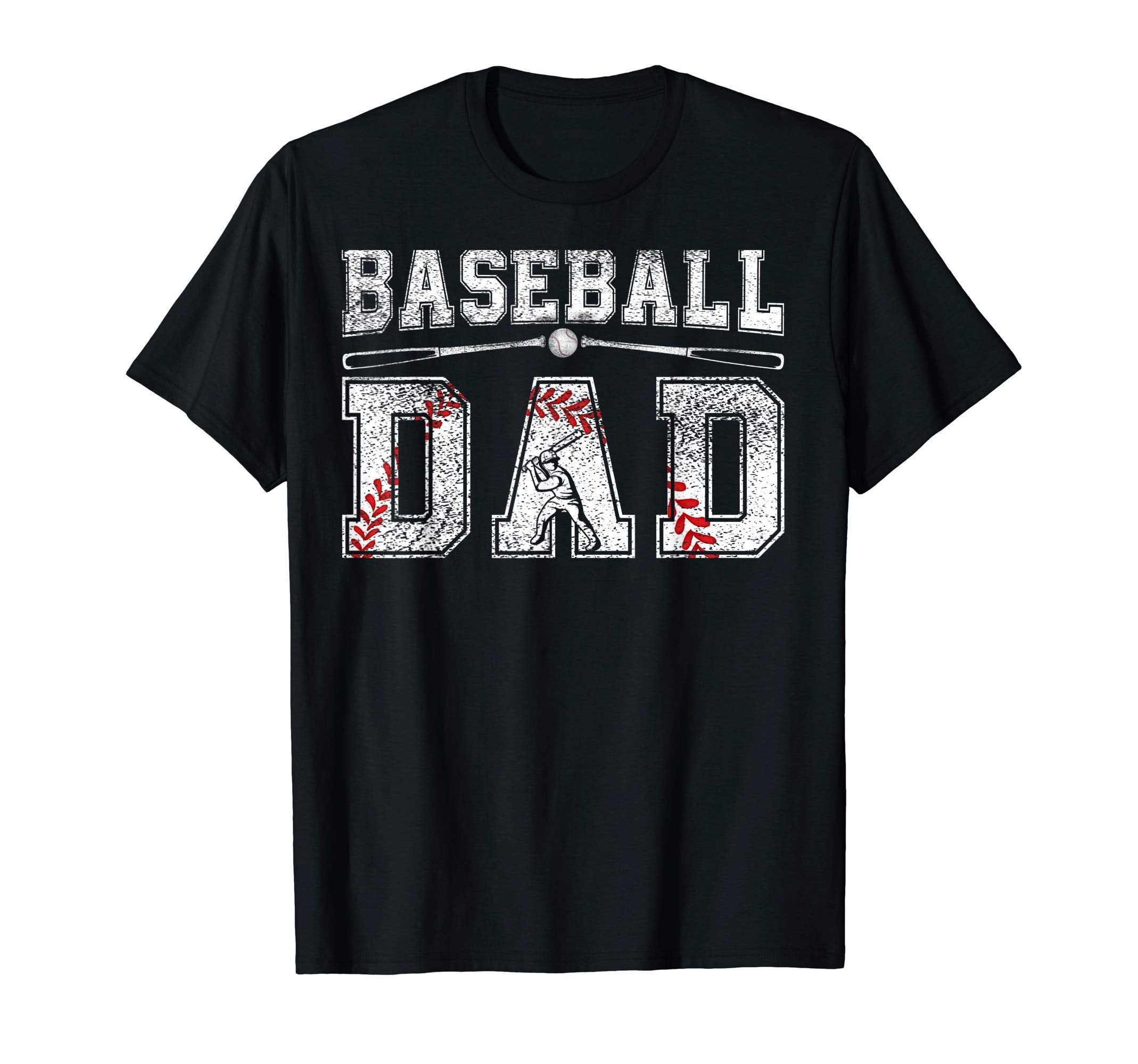 Baseball Dad Fathers Day Daddy Papa T-Shirt - Trendy Graphic for Adults - T-Shirt, Sweatshirt, Hoodie