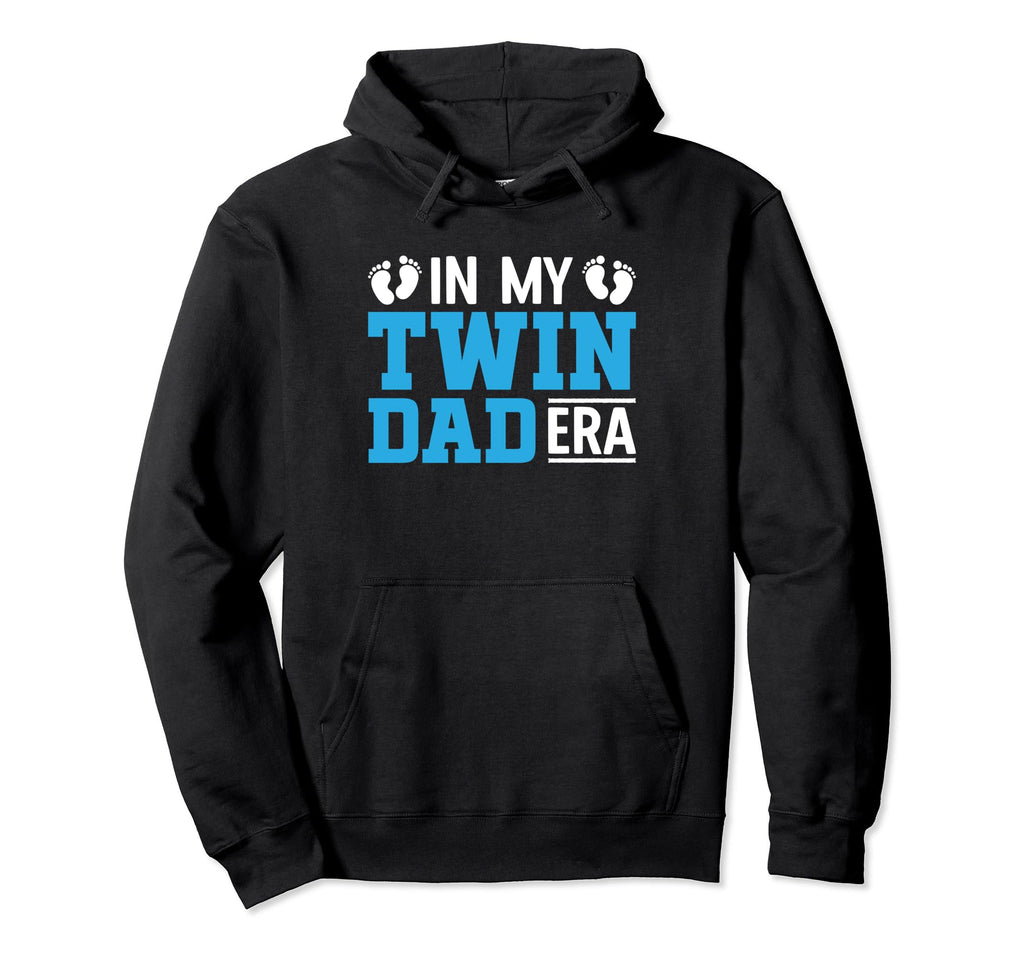 Dad Twins Father Two My Twin Dad Era Hoodie - Graphic Print Unisex - T-Shirt, Sweatshirt, Hoodie