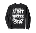 Proud Aunt 2026 Senior Soccer Graduate Sweatshirt - Minimalist Print Unisex - T-Shirt, Sweatshirt, Hoodie