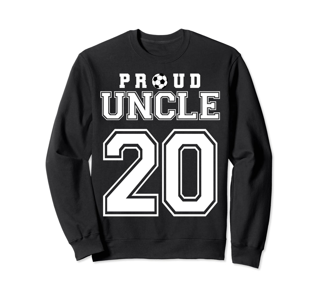 Number 20 Custom Proud Soccer Futbol Sweatshirt - Novelty Apparel Unisex - T-Shirt, Sweatshirt, Hoodie
