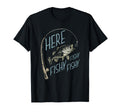 Here Fishy Funny Fishing T-Shirt - Graphic Print for Adults - T-Shirt, Sweatshirt, Hoodie