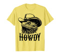 Howdy Funny Bearded Dragon T-Shirt - Casual Everyday Wear for Adults - T-Shirt, Sweatshirt, Hoodie