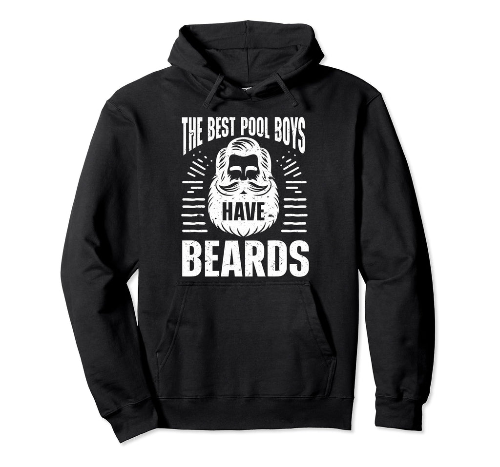 Beard Bearded Dad Best Pool Hoodie - Aesthetic Graphic Men Women - T-Shirt, Sweatshirt, Hoodie