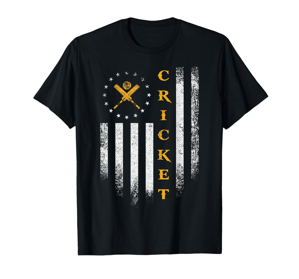 Usa American Flag Cricket Player Team T-Shirt - Unique Graphic Unisex - T-Shirt, Sweatshirt, Hoodie