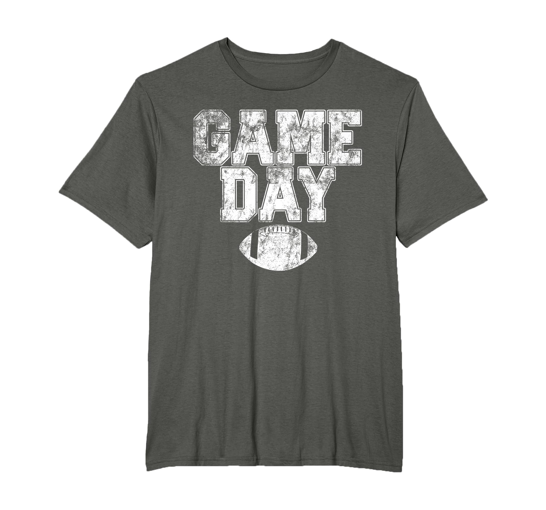 Football Day Game Distressed Mens T-Shirt - Fun Novelty Design Unisex - T-Shirt, Sweatshirt, Hoodie