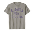 Lsu Tigers Worn Gray Officially Licensed T-Shirt - Graphic Print Men Women - T-Shirt, Sweatshirt, Hoodie