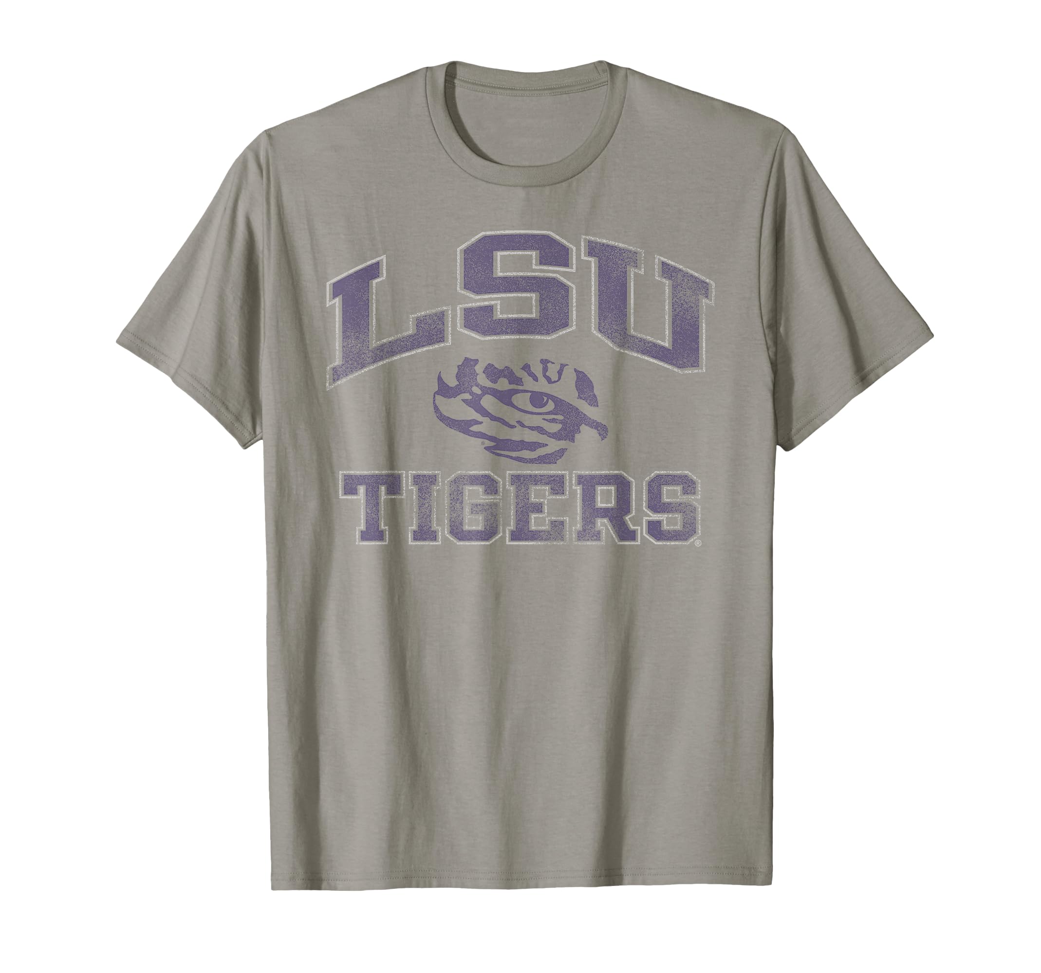Lsu Tigers Worn Gray Officially Licensed T-Shirt - Graphic Print Men Women - T-Shirt, Sweatshirt, Hoodie