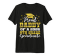 Proud Daddy 8Th Grade Graduate 2026 T-Shirt - Custom Art Print Unisex - T-Shirt, Sweatshirt, Hoodie