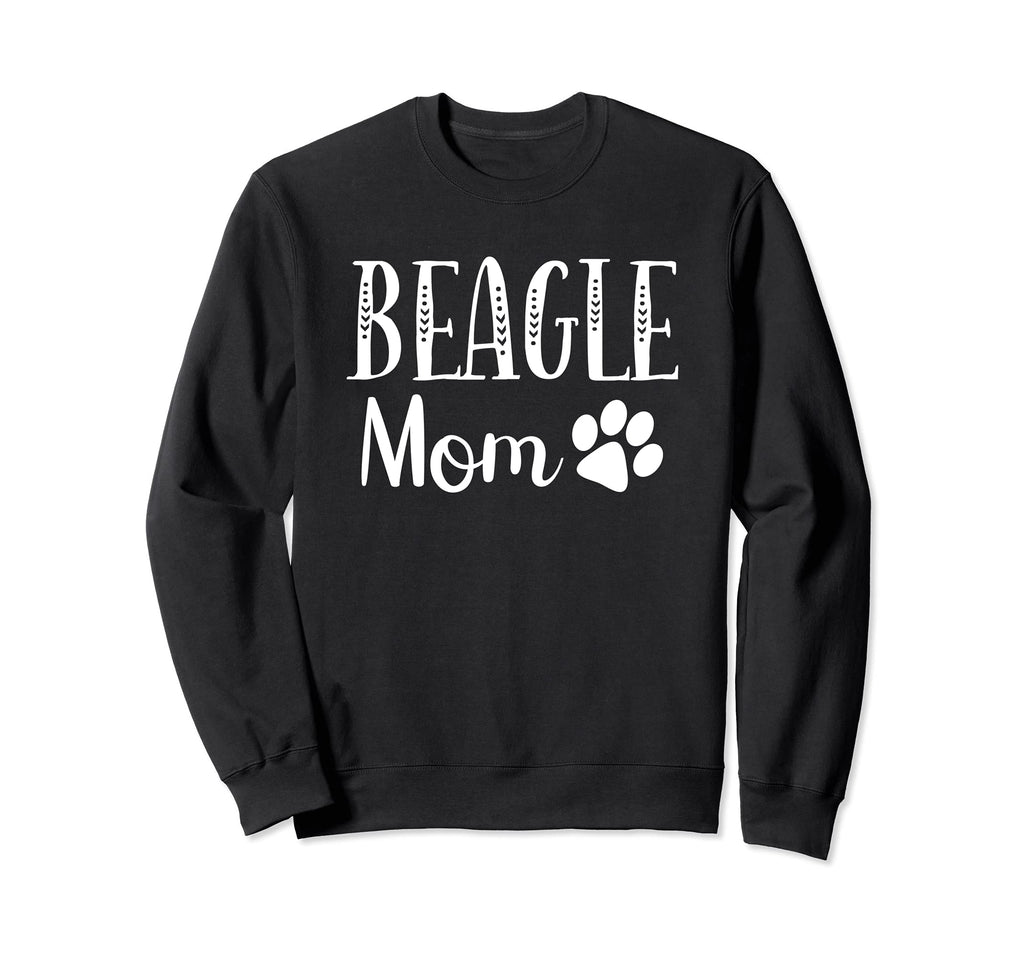 Beagle Mom Mama Dog Lover Puppy Owner Paw Sweatshirt - Graphic Print Unisex - T-Shirt, Sweatshirt, Hoodie
