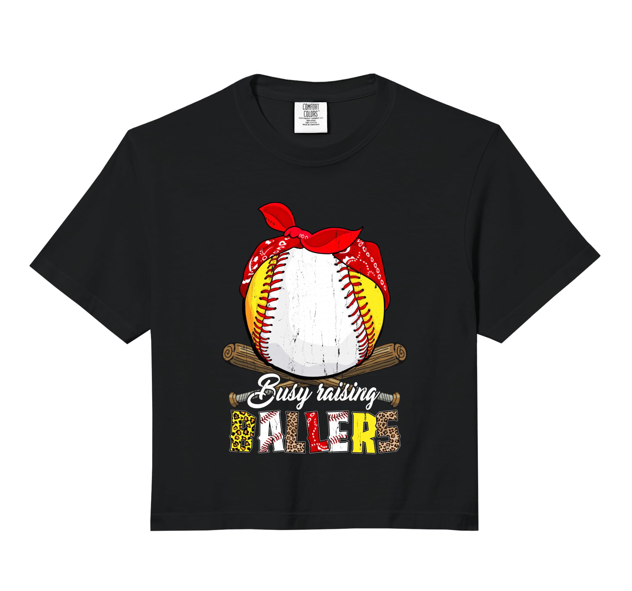 Busy Raising Ballers Softball Baseball Sweatshirt - Novelty Apparel Unisex - T-Shirt, Sweatshirt, Hoodie