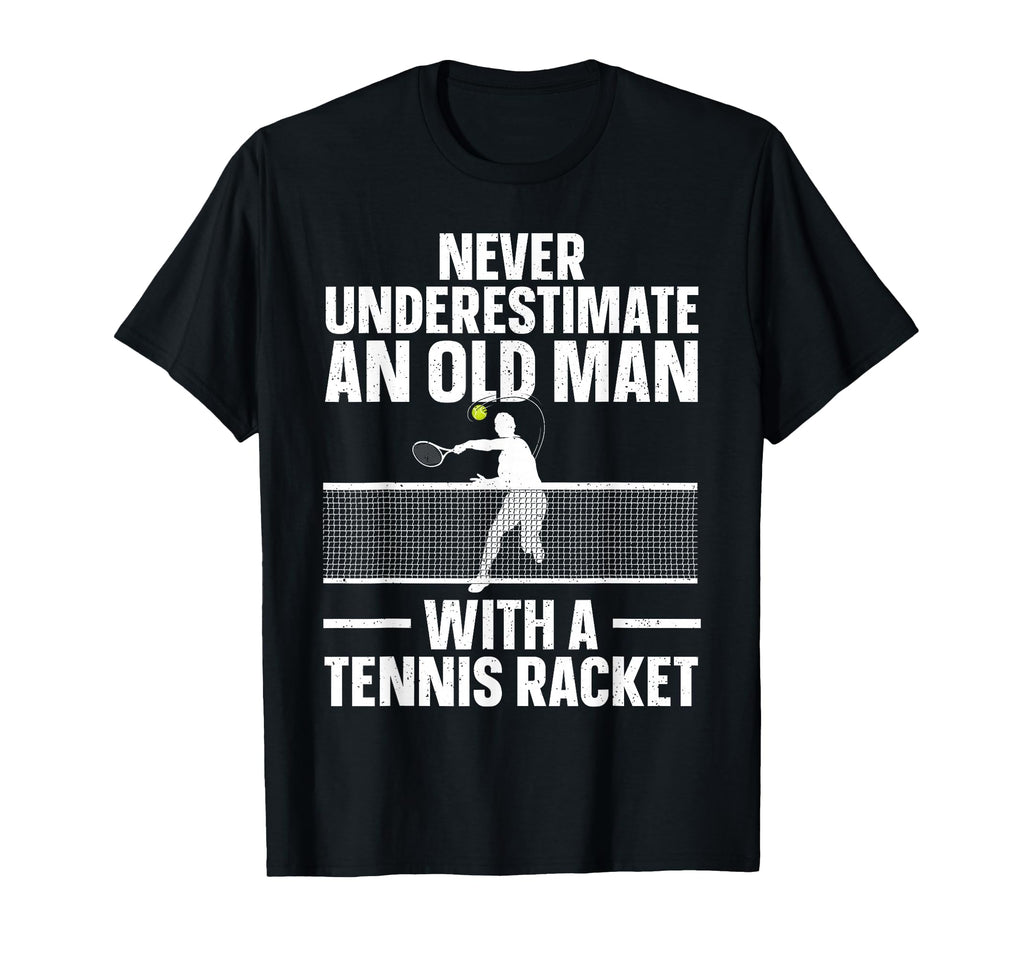 Best Tennis Art Grandpa Tennis Lover T-Shirt - Unique Graphic for Adults - T-Shirt, Sweatshirt, Hoodie