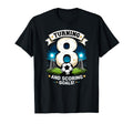 Turning 8 Scoring Goals 8Th Birthday T-Shirt - Graphic Print Men Women - T-Shirt, Sweatshirt, Hoodie