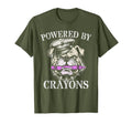 Powered Crayons Soldier Dad Team T-Shirt - Aesthetic Graphic Unisex - T-Shirt, Sweatshirt, Hoodie