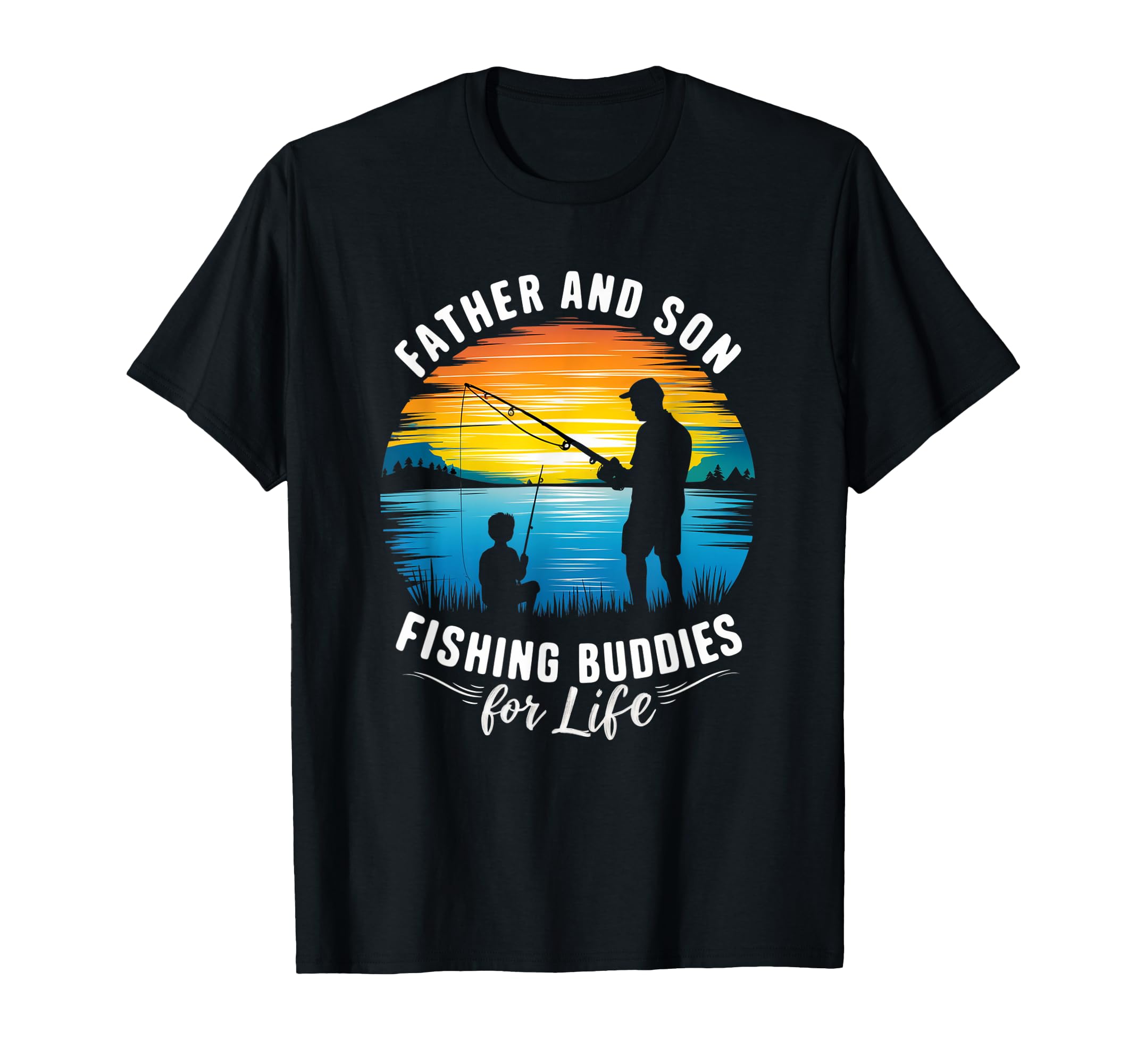 Father And Son Fishing Buddies Life T-Shirt - Unique Graphic Unisex - T-Shirt, Sweatshirt, Hoodie