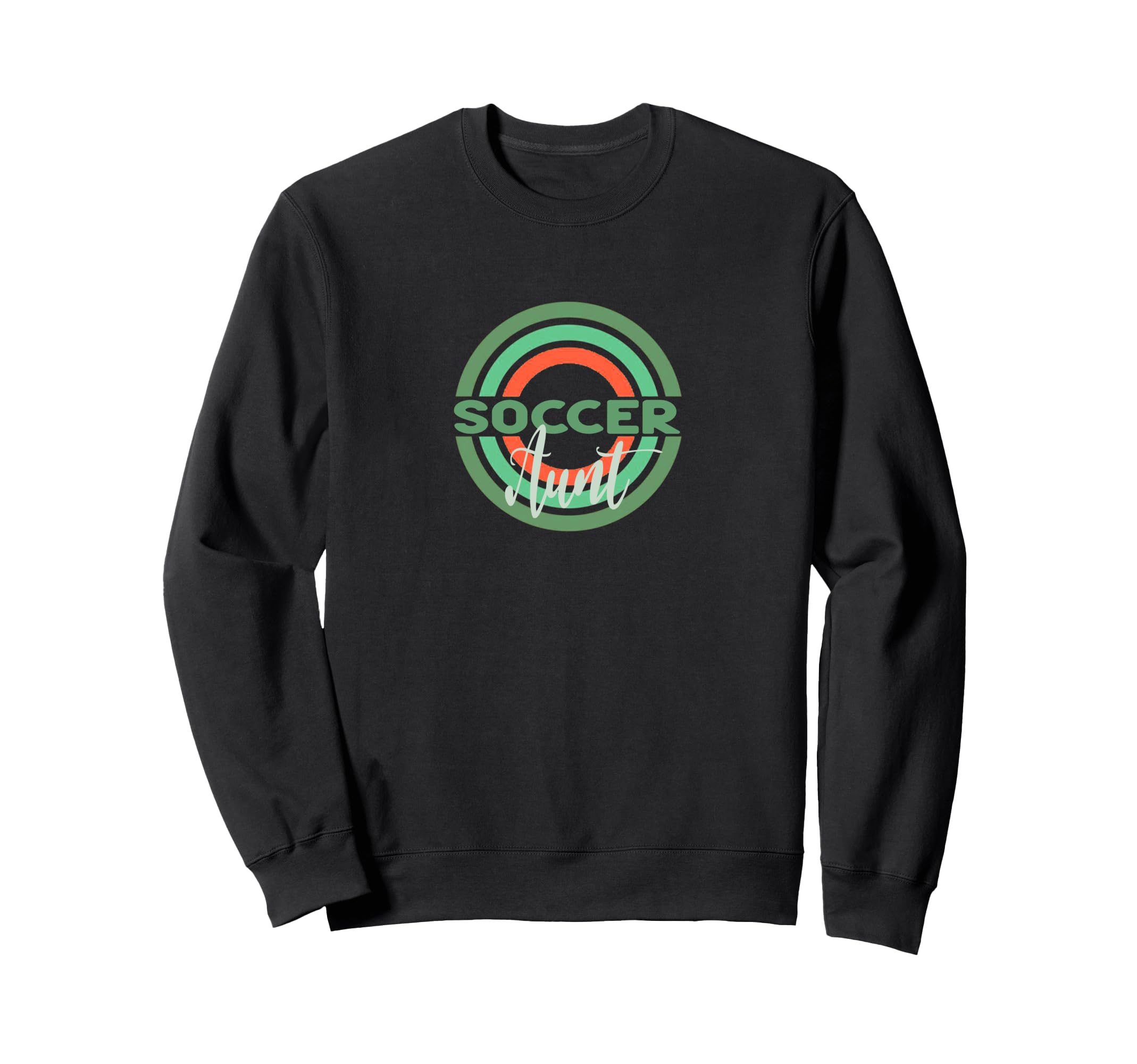 Soccer Aunt Modern Soccer Circles Sweatshirt - Unique Graphic Men Women - T-Shirt, Sweatshirt, Hoodie
