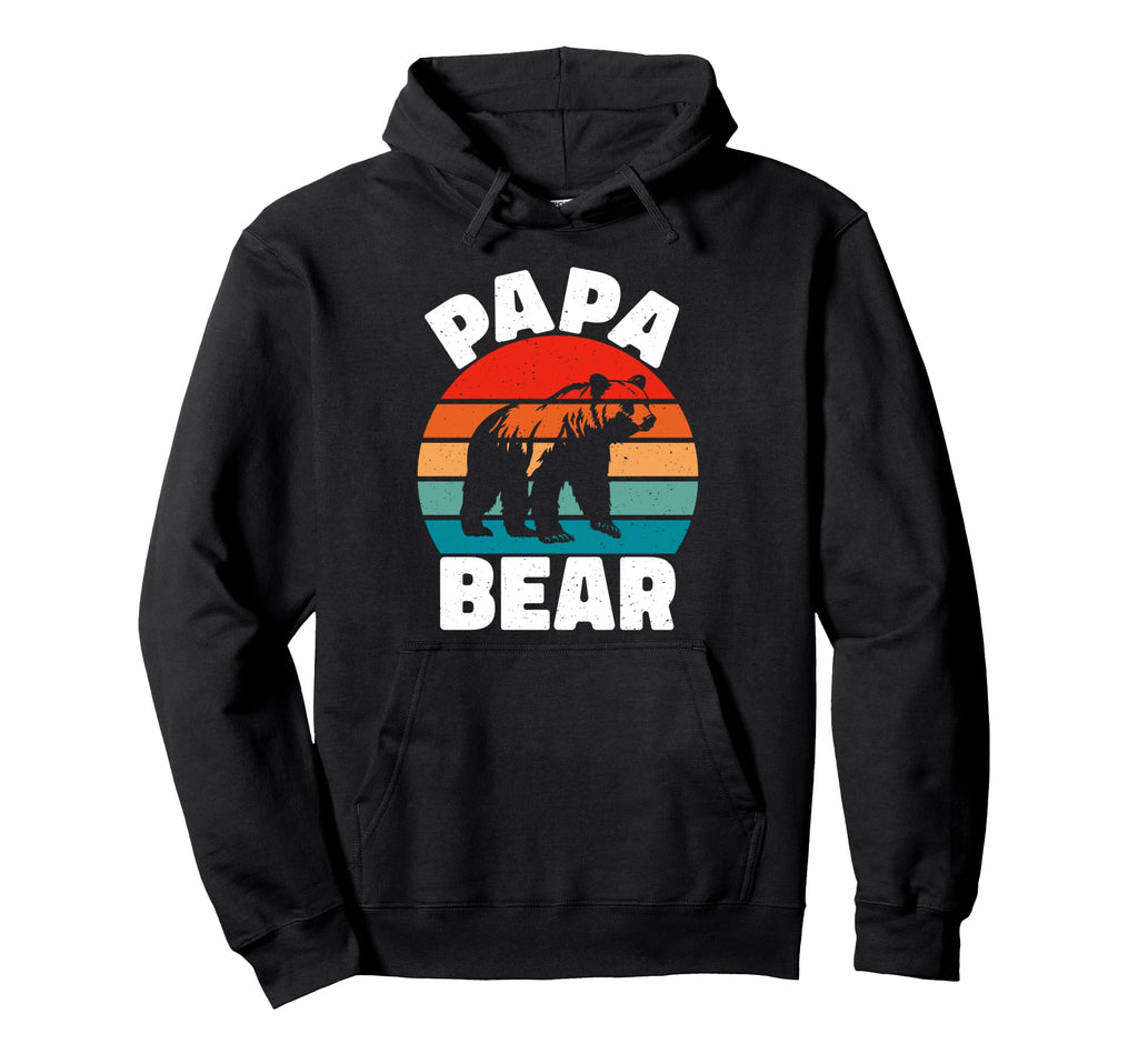 Papa Bear Dad Hoodie - Trendy Graphic for Adults - T-Shirt, Sweatshirt, Hoodie