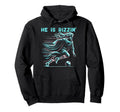 He Is Rizzin Religious Christian Hoodie - Minimalist Print for Adults - T-Shirt, Sweatshirt, Hoodie