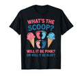 Whats Scoop Shower Keeper Gender Reveal T-Shirt - Graphic Print for Adults - T-Shirt, Sweatshirt, Hoodie