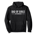 Dad Outnumbered Funny Daddy Dad Fathers Hoodie - Aesthetic Graphic Unisex - T-Shirt, Sweatshirt, Hoodie