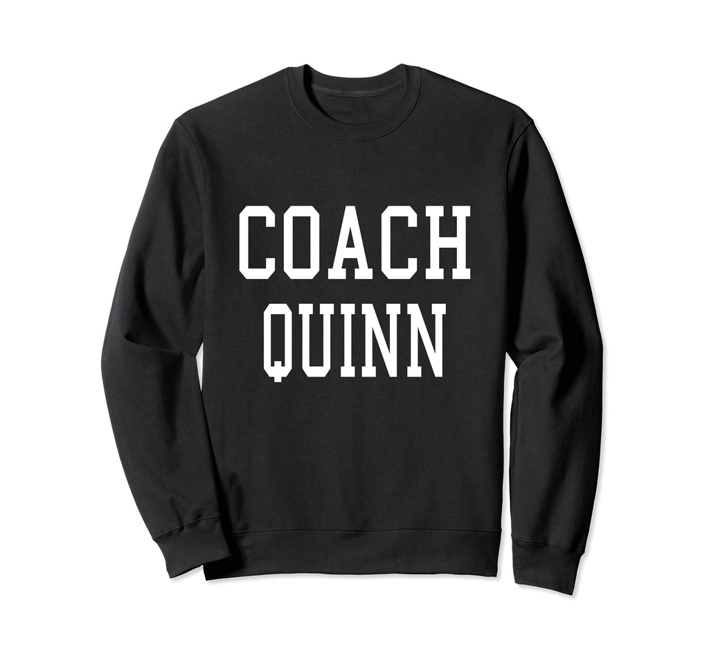 Coach Quinn Custom Football Sweatshirt - Custom Art Print for Adults - T-Shirt, Sweatshirt, Hoodie