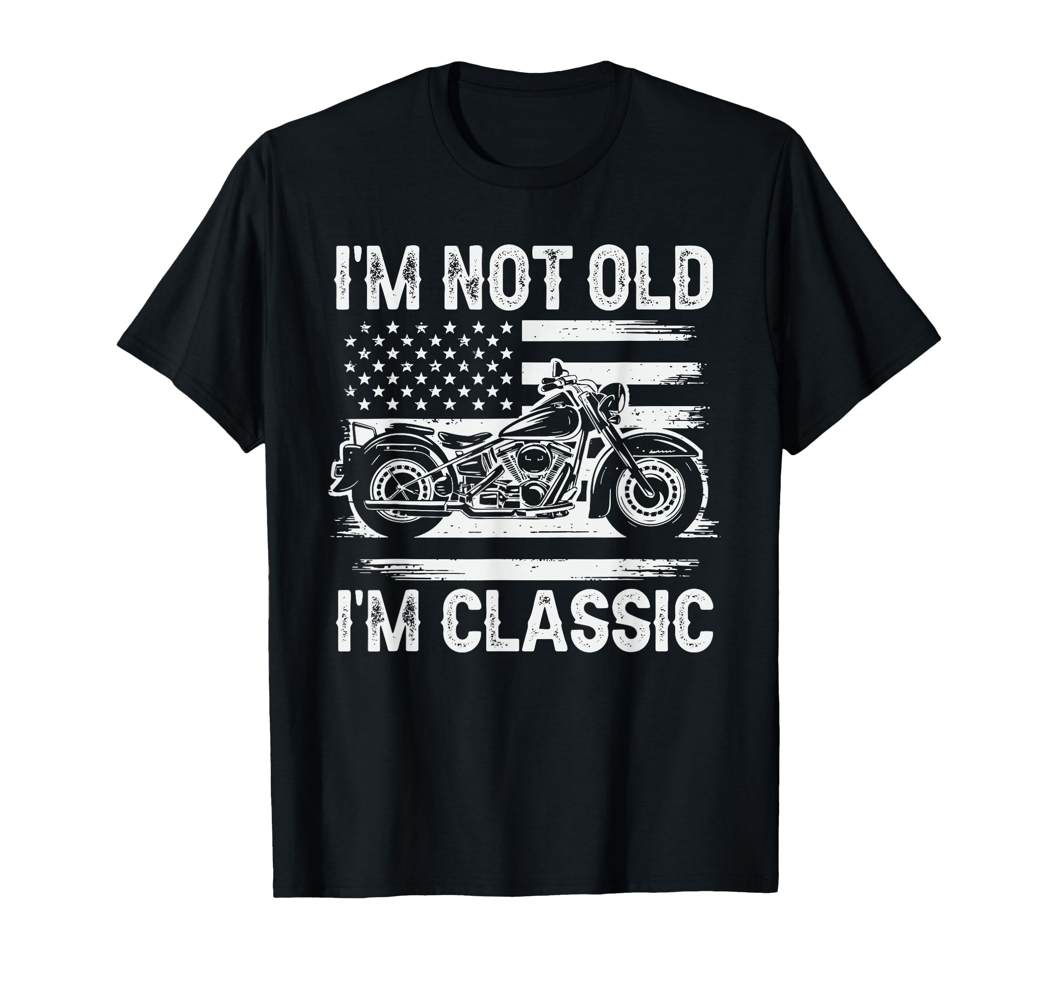 Im Not Old Im Motorcycle Dad Fathers T-Shirt - Aesthetic Graphic Men Women - T-Shirt, Sweatshirt, Hoodie
