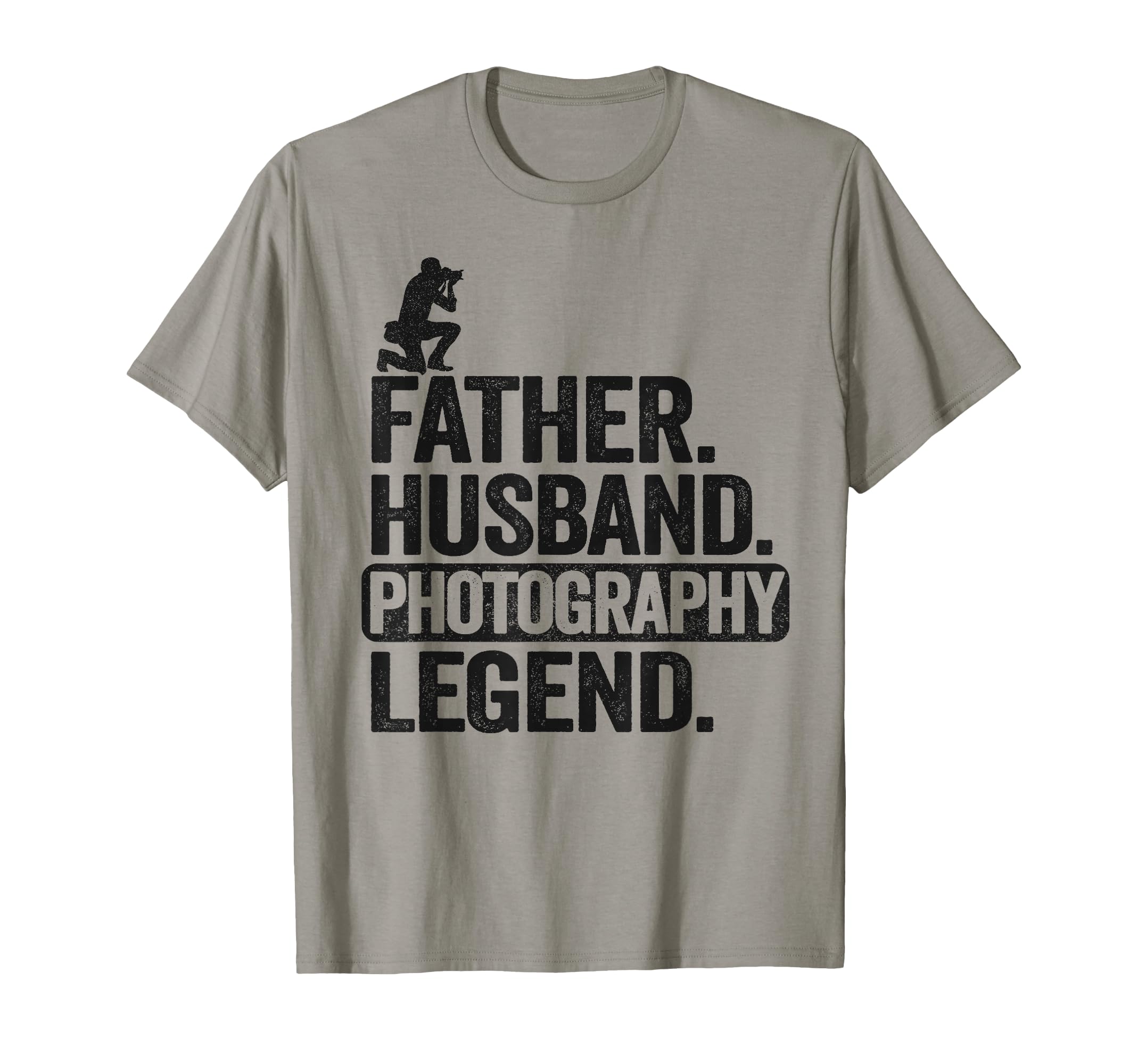 Father Husband Photography Legend T-Shirt - Aesthetic Graphic for Adults - T-Shirt, Sweatshirt, Hoodie