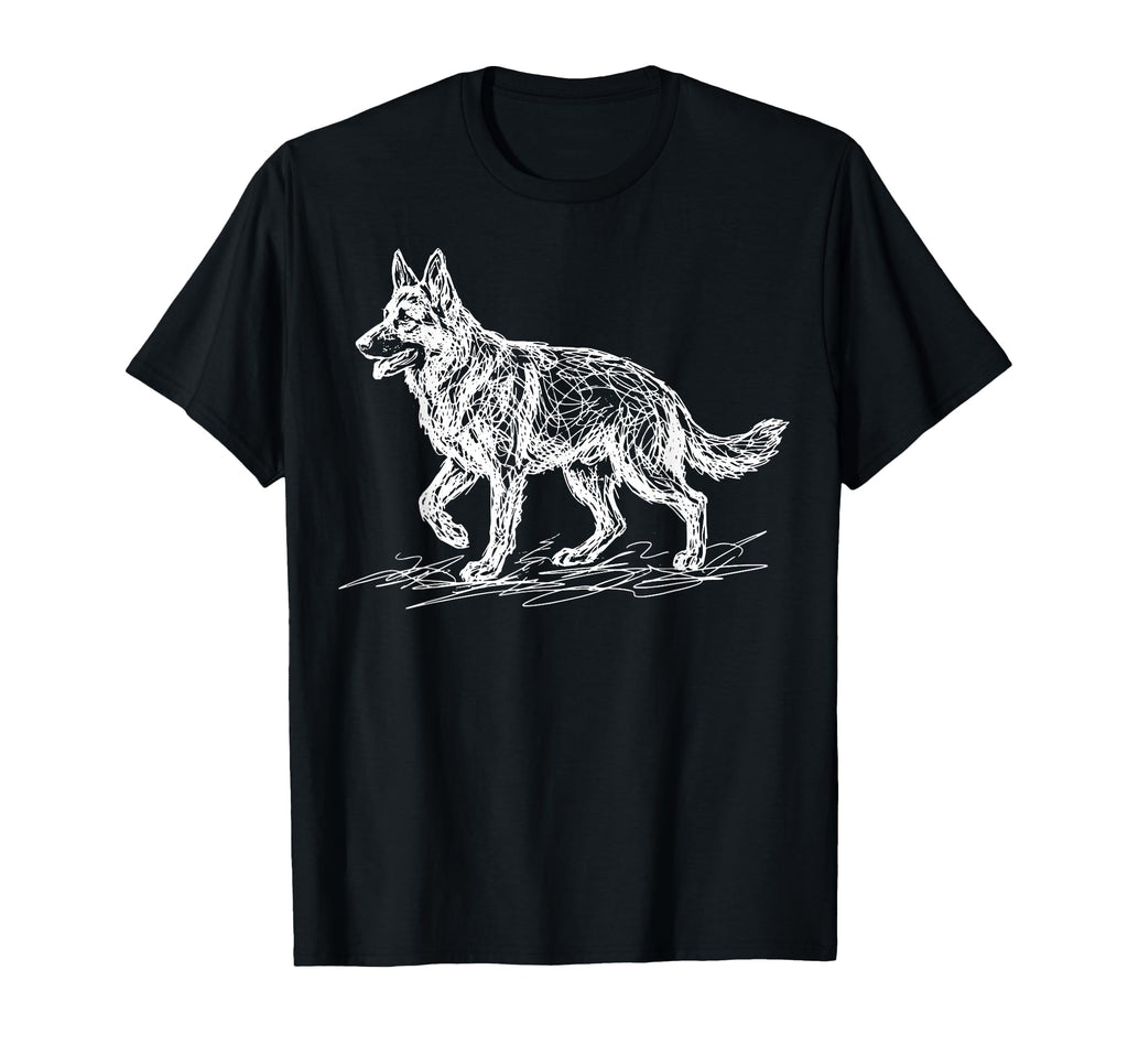 German Shepherd Mom German Hoodie - Casual Everyday Wear Men Women - T-Shirt, Sweatshirt, Hoodie
