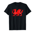 Red Dragon Wales Welsh Flag Soccer T-Shirt - Aesthetic Graphic Unisex - T-Shirt, Sweatshirt, Hoodie