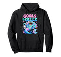Goals And Gills Mermaid Soccer Ocean Hoodie - Aesthetic Graphic Unisex - T-Shirt, Sweatshirt, Hoodie