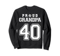 Number 40 Custom Proud Soccer Futbol Sweatshirt - Unique Graphic Unisex - T-Shirt, Sweatshirt, Hoodie