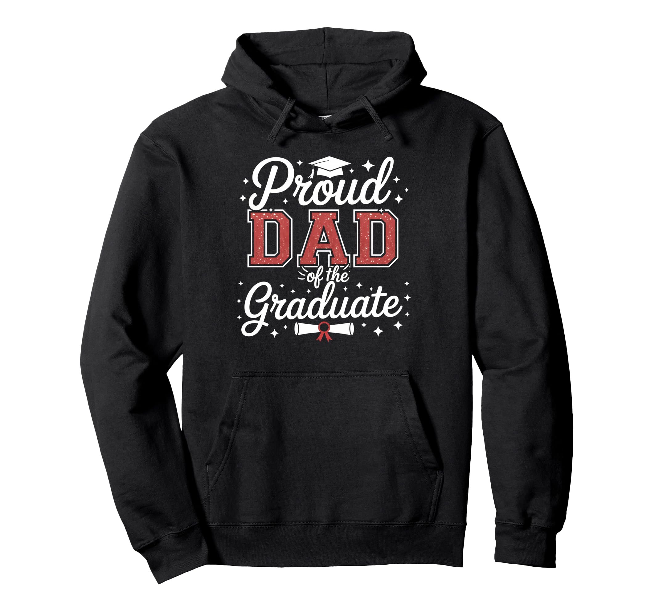 Dad Graduate Class 2026 Senior Hoodie - Aesthetic Graphic for Adults - T-Shirt, Sweatshirt, Hoodie