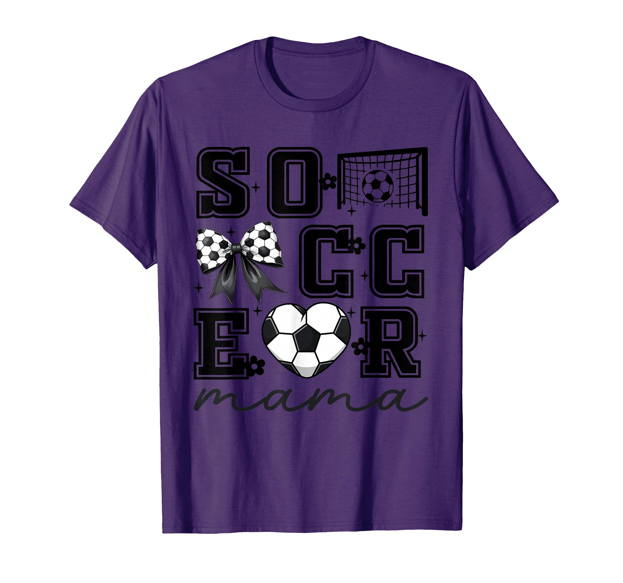 Soccer Mama Coquette Bow Funny T-Shirt - Streetwear Style for Adults - T-Shirt, Sweatshirt, Hoodie