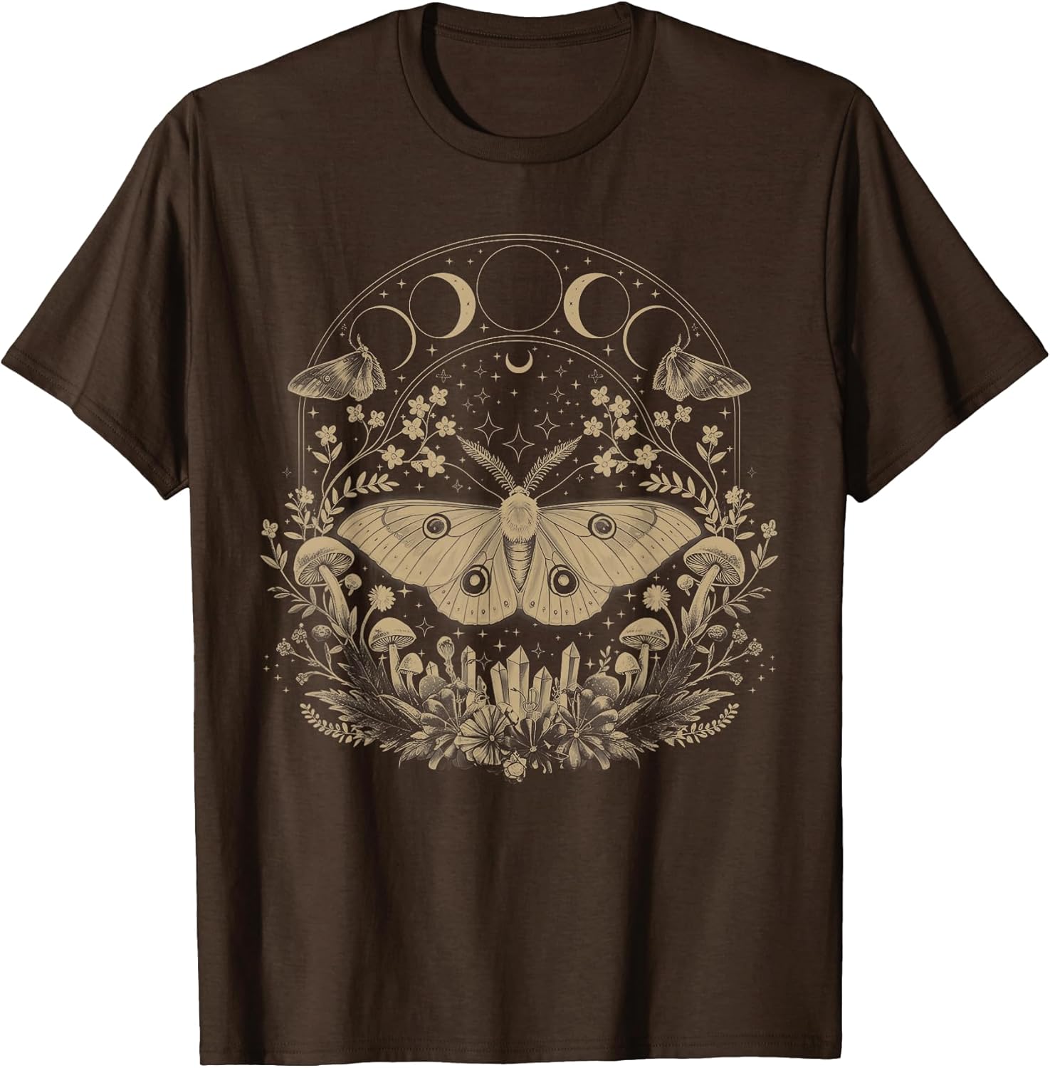 Cute Fairycore Moth Therian Aesthetic Floral for - Adult & Kids T-Shirts, Sweatshirts & Hoodies apparel design preview 1