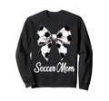 Soccer Mom Coquette Bow Soccer Sweatshirt - Casual Everyday Wear Men Women - T-Shirt, Sweatshirt, Hoodie