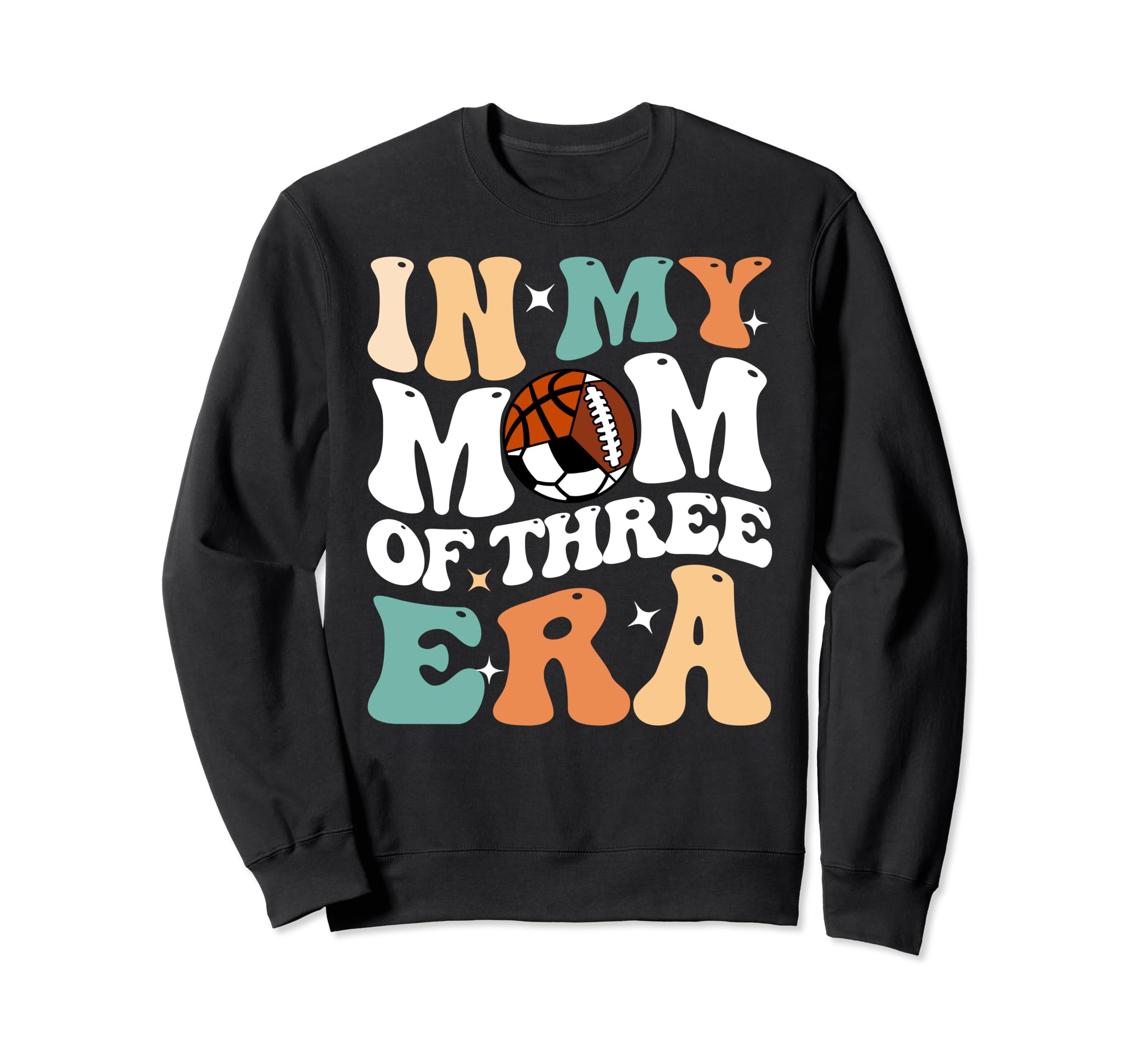 My Mom Three Era Funny Football Soccer Sweatshirt - Trendy Graphic Unisex - T-Shirt, Sweatshirt, Hoodie