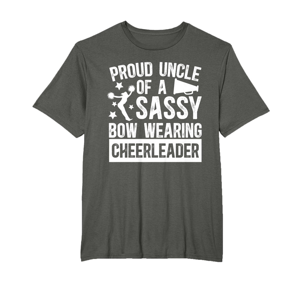 Proud Uncle Cheerleader Uncle Cheer T-Shirt - Streetwear Style for Adults - T-Shirt, Sweatshirt, Hoodie