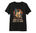Mens Bass Guitar Player Dad And Bassist T-Shirt - Unique Graphic Men Women - T-Shirt, Sweatshirt, Hoodie