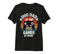Mens Dog Dad Day Gamer Night Fathers Day T-Shirt - Custom Art Print Unisex - T-Shirt, Sweatshirt, Hoodie