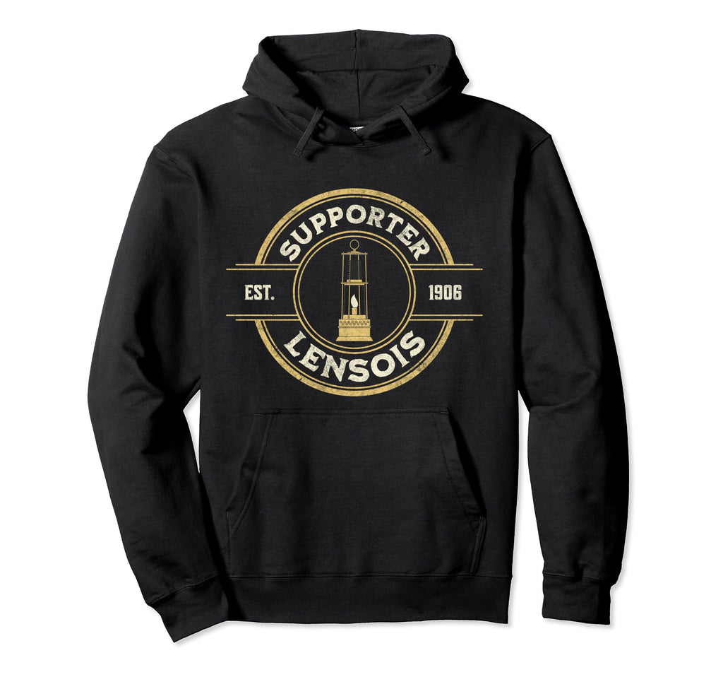 Supporter Lensois Lens Soccer Hoodie - Minimalist Print for Adults - T-Shirt, Sweatshirt, Hoodie