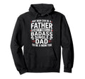 Any Can Be Father Takes Badass Single Dad Hoodie - Unique Graphic Unisex - T-Shirt, Sweatshirt, Hoodie