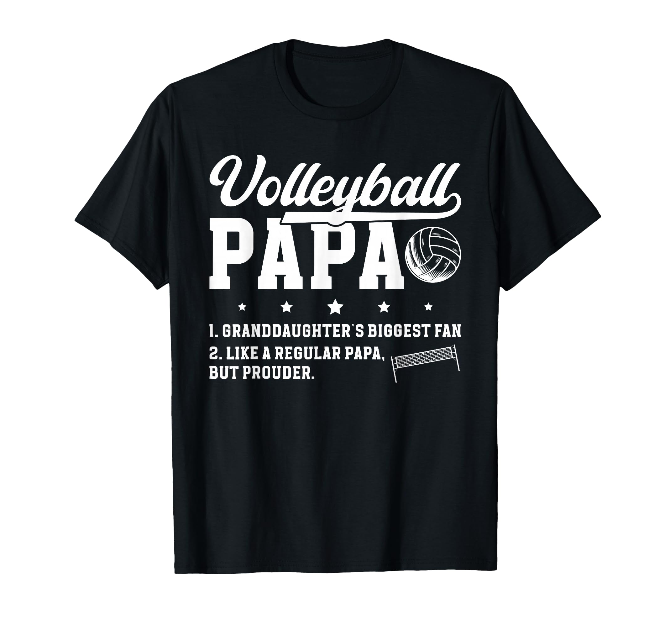 Volleyball Papa Definition Papa Volleyball T-Shirt - Trendy Graphic Unisex - T-Shirt, Sweatshirt, Hoodie