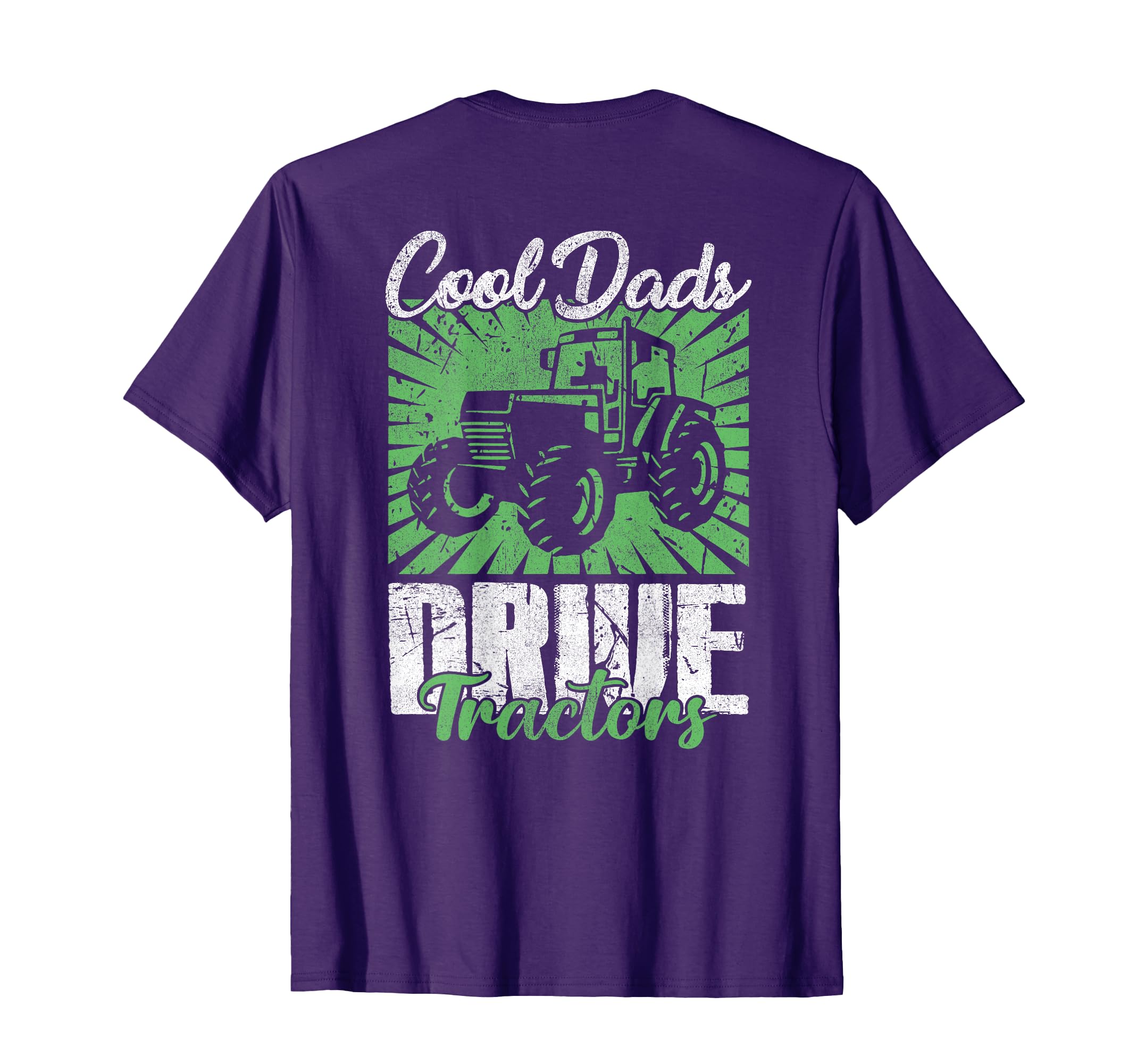 Dads Drive Tractors Farmer Dad Farming T-Shirt - Graphic Print Men Women - T-Shirt, Sweatshirt, Hoodie