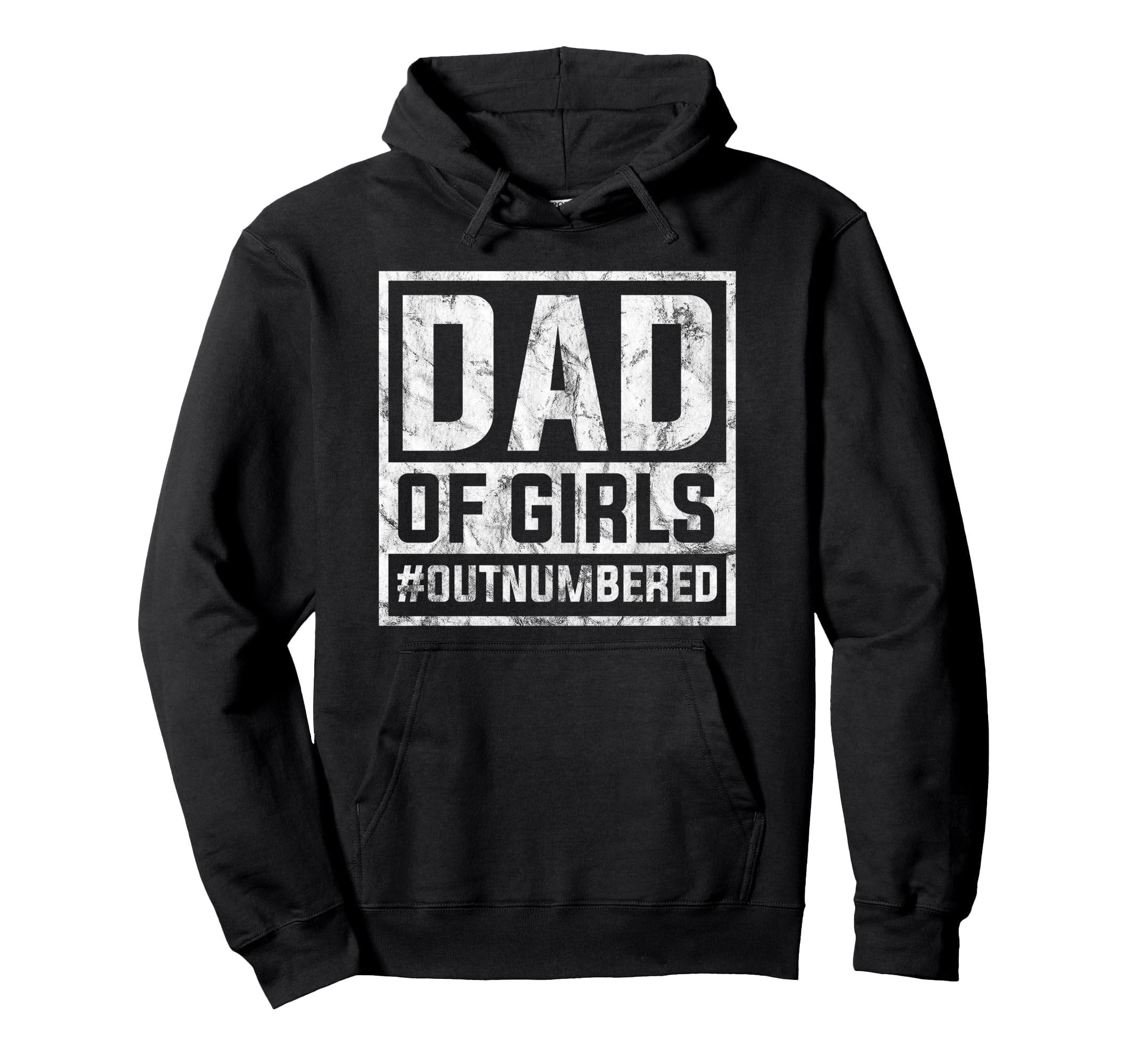 Dad Outnumbered Awesome Fathers Day Hoodie - Custom Art Print Men Women - T-Shirt, Sweatshirt, Hoodie